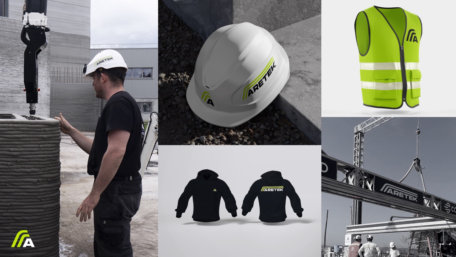 Aretek — A new identity for 3D-printed construction